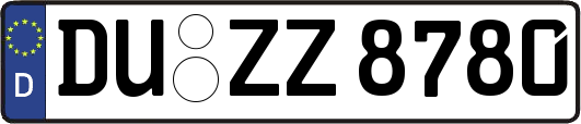 DU-ZZ8780