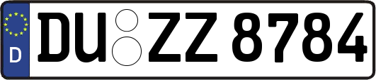 DU-ZZ8784