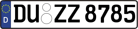 DU-ZZ8785