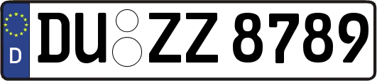 DU-ZZ8789