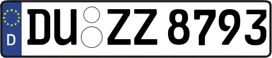 DU-ZZ8793