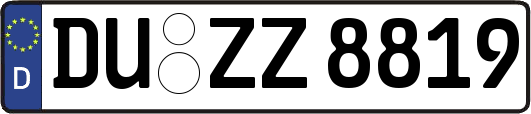 DU-ZZ8819