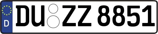 DU-ZZ8851