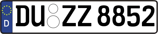 DU-ZZ8852