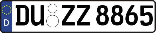 DU-ZZ8865