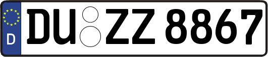 DU-ZZ8867