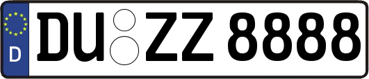 DU-ZZ8888