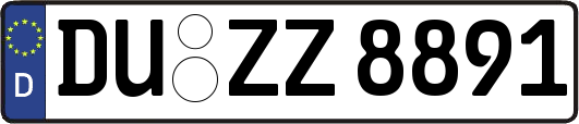 DU-ZZ8891