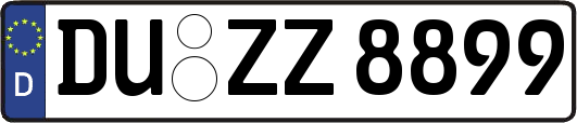 DU-ZZ8899