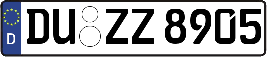 DU-ZZ8905