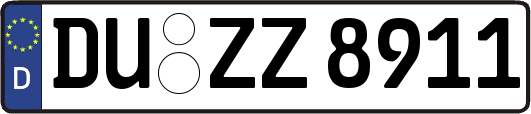 DU-ZZ8911