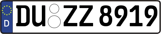 DU-ZZ8919