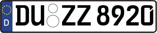 DU-ZZ8920