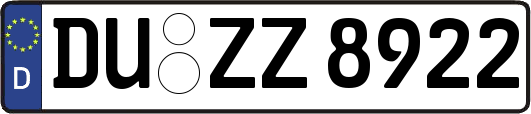 DU-ZZ8922