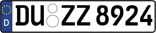 DU-ZZ8924