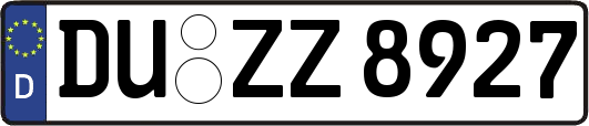 DU-ZZ8927