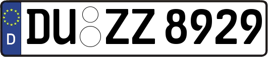 DU-ZZ8929