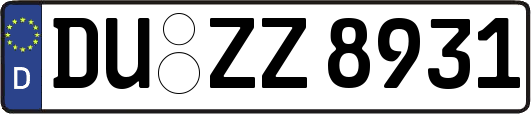 DU-ZZ8931