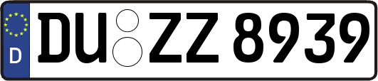 DU-ZZ8939