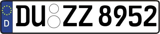 DU-ZZ8952