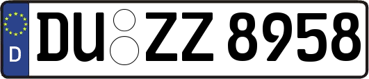 DU-ZZ8958