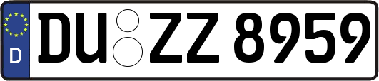 DU-ZZ8959
