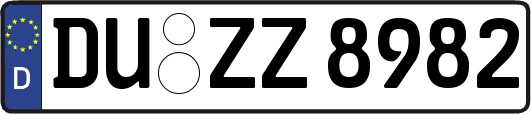 DU-ZZ8982