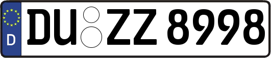 DU-ZZ8998