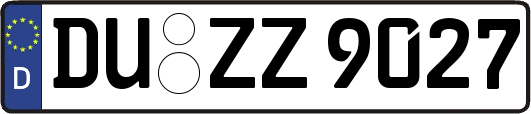DU-ZZ9027