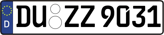 DU-ZZ9031