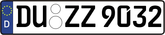 DU-ZZ9032