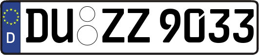 DU-ZZ9033