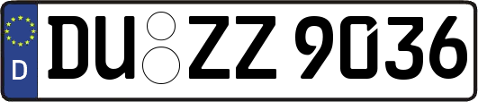 DU-ZZ9036