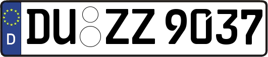 DU-ZZ9037