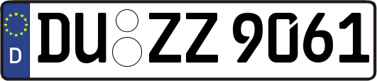 DU-ZZ9061