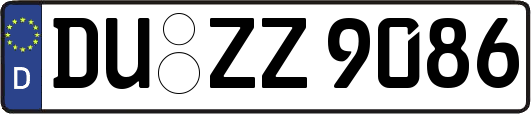 DU-ZZ9086
