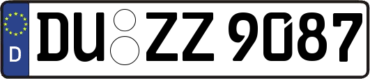 DU-ZZ9087