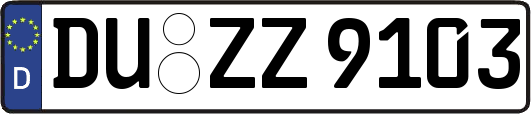 DU-ZZ9103