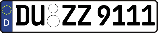 DU-ZZ9111