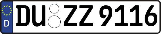 DU-ZZ9116