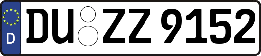 DU-ZZ9152