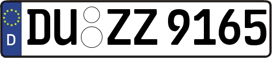 DU-ZZ9165