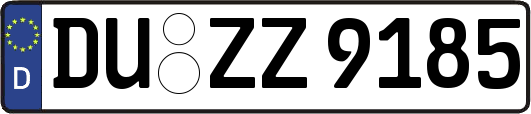 DU-ZZ9185