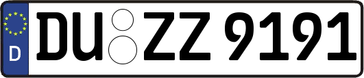 DU-ZZ9191