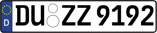 DU-ZZ9192