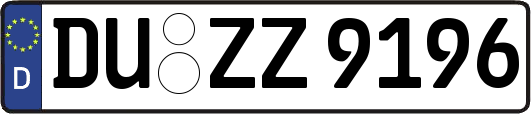 DU-ZZ9196