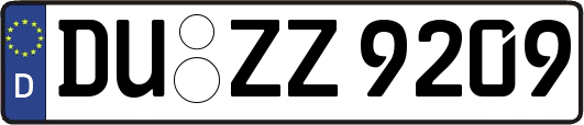 DU-ZZ9209