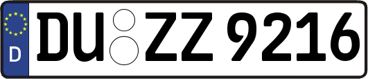 DU-ZZ9216