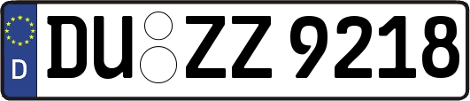 DU-ZZ9218