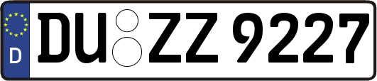DU-ZZ9227